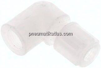 Winkel-Aufschraubverschraubung G 1/8"-6x4mm, PVDF