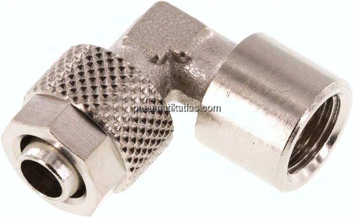 Winkel-Aufschraubverschraubung G 1/8"-8x6mm, Messing vernickelt