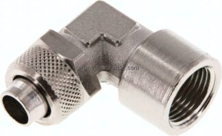 Winkel-Aufschraubverschraubung G 3/8"-12x10mm, Messing vernickelt