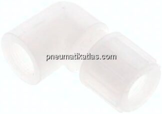Winkel-Aufschraubverschraubung G 3/8"-14x12mm, PVDF