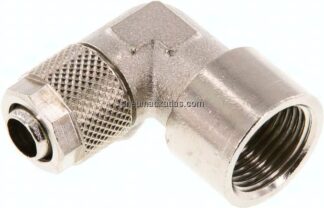 Winkel-Aufschraubverschraubung G 3/8"-10x8mm, Messing vernickelt