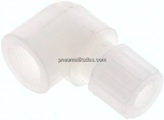 Winkel-Aufschraubverschraubung G 3/8"-10x8mm, PVDF