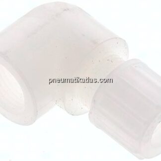 Winkel-Aufschraubverschraubung G 3/8"-10x8mm, PVDF