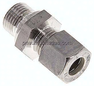 Gerade Schneidringverschr. M 16x1,5-10 L (M16x1,5), Klemmring 1.4571 (NC)