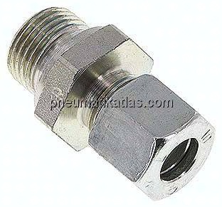 Gerade Schneidringverschr. M 18x1,5-10 L (M16x1,5), Stahl verzinkt