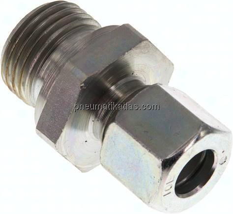 Gerade Schneidringverschr. G 1/2"-10 L (M16x1,5), Stahl verzinkt