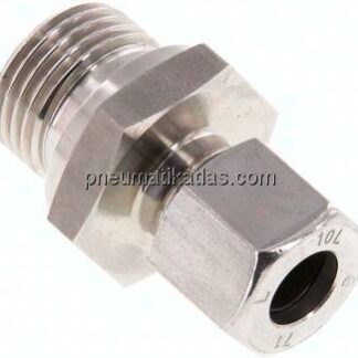 Gerade Schneidringverschr. G 1/2"-10 L (M16x1,5), 1.4571