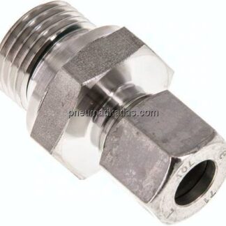 Gerade Schneidringverschr. G 1/2"-10 L (M16x1,5), 1.4571