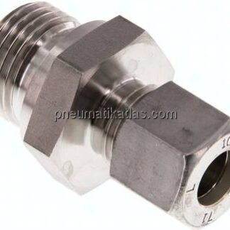 Gerade Schneidringverschr. G 1/2"-10 L (M16x1,5), Klemmring 1.4571 (NC)