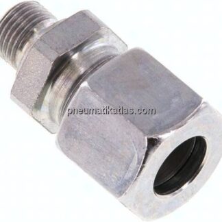 Gerade Schneidringverschr. G 1/8"-10 L (M16x1,5), Stahl verzinkt