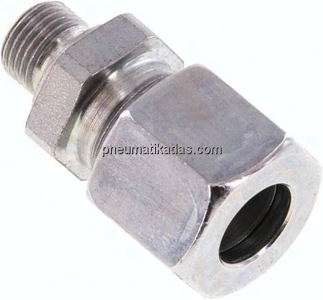 Gerade Schneidringverschr. G 1/8"-10 L (M16x1,5), Stahl verzinkt
