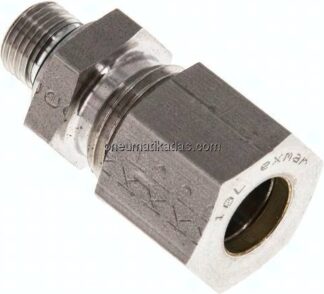 Gerade Schneidringverschr. G 1/8"-10 L (M16x1,5), Klemmring 1.4571 (NC)