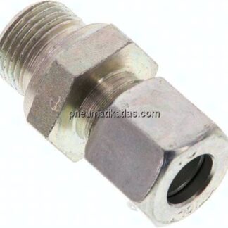 Gerade Schneidringverschr. G 3/8"-10 L (M16x1,5), Stahl verzinkt