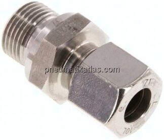 Gerade Schneidringverschr. G 3/8"-10 L (M16x1,5), 1.4571
