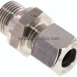 Gerade Schneidringverschr. G 3/8"-10 L (M16x1,5), 1.4571