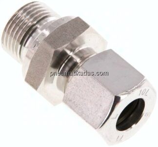 Gerade Schneidringverschr. G 3/8"-10 L (M16x1,5), 1.4571
