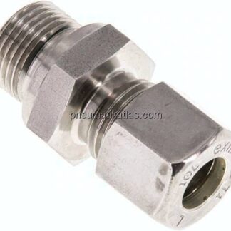 Gerade Schneidringverschr. G 3/8"-10 L (M16x1,5), Klemmring 1.4571 (NC)