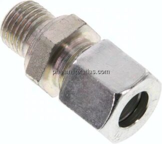 Gerade Schneidringverschr. G 1/4"-10 L (M16x1,5), Stahl verzinkt