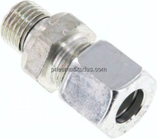 Gerade Schneidringverschr. G 1/4"-10 L (M16x1,5), Stahl verzinkt