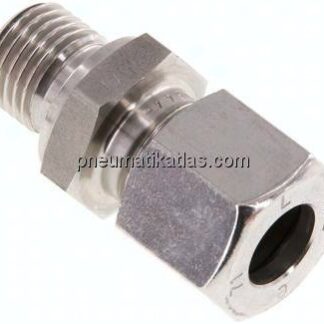Gerade Schneidringverschr. G 1/4"-10 L (M16x1,5), 1.4571