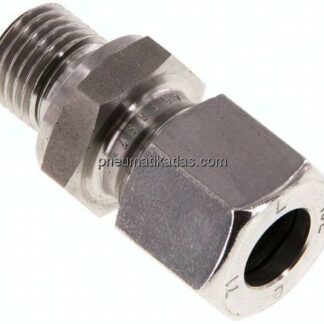 Gerade Schneidringverschr. G 1/4"-10 L (M16x1,5), 1.4571