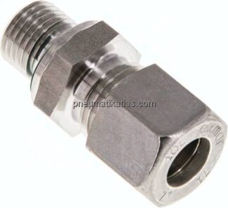 Gerade Schneidringverschr. G 1/4"-10 L (M16x1,5), Klemmring 1.4571 (NC)
