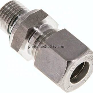 Gerade Schneidringverschr. G 1/4"-10 L (M16x1,5), Klemmring 1.4571 (NC)
