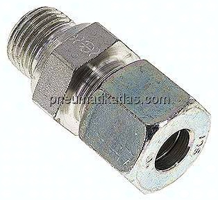 Gerade Schneidringverschr. M 16x1,5-10 S (M18x1,5), Stahl verzinkt