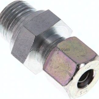 Gerade Schneidringverschr. G 1/2"-10 S (M18x1,5), Stahl verzinkt