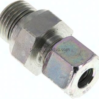 Gerade Schneidringverschr. G 1/2"-10 S (M18x1,5), Stahl verzinkt
