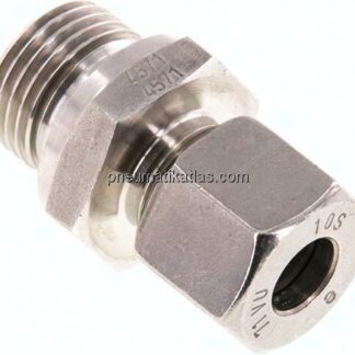 Gerade Schneidringverschr. G 1/2"-10 S (M18x1,5), 1.4571