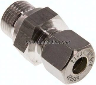 Gerade Schneidringverschr. G 1/2"-10 S (M18x1,5), Klemmring 1.4571 (NC)