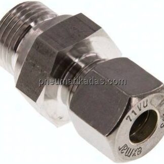 Gerade Schneidringverschr. G 1/2"-10 S (M18x1,5), Klemmring 1.4571 (NC)