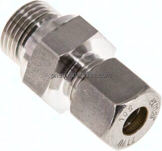Gerade Schneidringverschr. G 1/2"-10 S (M18x1,5), Klemmring 1.4571 (NC)