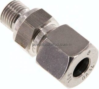 Gerade Schneidringverschr. G 1/4"-10 S (M18x1,5), 1.4571