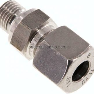 Gerade Schneidringverschr. G 1/4"-10 S (M18x1,5), 1.4571
