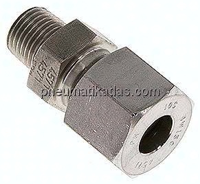 Gerade Schneidringverschr. R 1/4"-10 S (M18x1,5), 1.4571