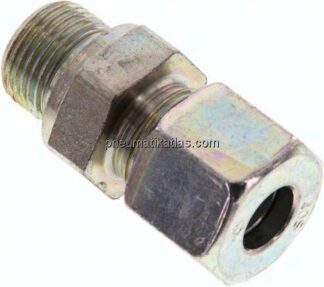 Gerade Schneidringverschr. G 3/8"-10 S (M18x1,5), Stahl verzinkt
