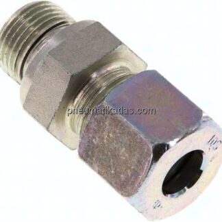 Gerade Schneidringverschr. G 3/8"-10 S (M18x1,5), Stahl verzinkt