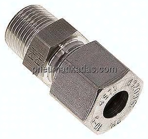 Gerade Schneidringverschr. R 3/8"-10 S (M18x1,5), 1.4571