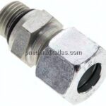 Gerade Schneidringverschr. UNF 9/16"-18-12 L (M18x1,5), Stahl verzinkt