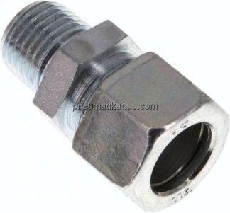 Gerade Schneidringverschr. R 1/4"-12 LL (M16x1), Stahl verzinkt