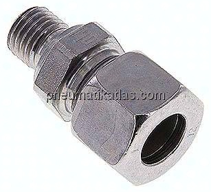 Gerade Schneidringverschr. M 12x1,5-12 L (M18x1,5), Stahl verzinkt