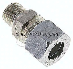 Gerade Schneidringverschr. M 14x1,5-12 L (M18x1,5), Stahl verzinkt