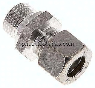 Gerade Schneidringverschr. M 18x1,5-12 L (M18x1,5), Klemmring 1.4571 (NC)