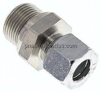 Gerade Schneidringverschr. M 22x1,5-12 L (M18x1,5), Stahl verzinkt