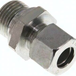 Gerade Schneidringverschr. G 1/2"-12 L (M18x1,5), Stahl verzinkt