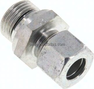 Gerade Schneidringverschr. G 1/2"-12 L (M18x1,5), Stahl verzinkt