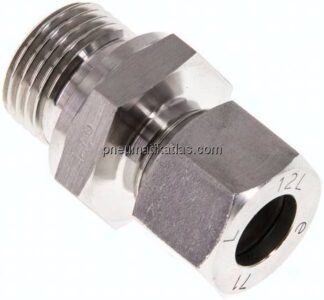 Gerade Schneidringverschr. G 1/2"-12 L (M18x1,5), 1.4571