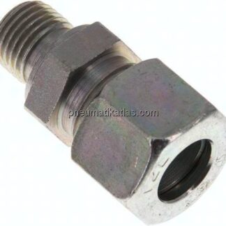 Gerade Schneidringverschr. G 1/4"-12 L (M18x1,5), Stahl verzinkt